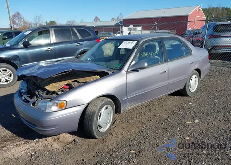 1998 Toyota Corolla Le from USA, damaged, VIN 2T1BR18E9WC033517